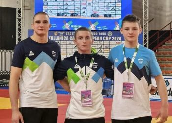 Gal Blažič 3. Na evropskem pokalu v Follonici