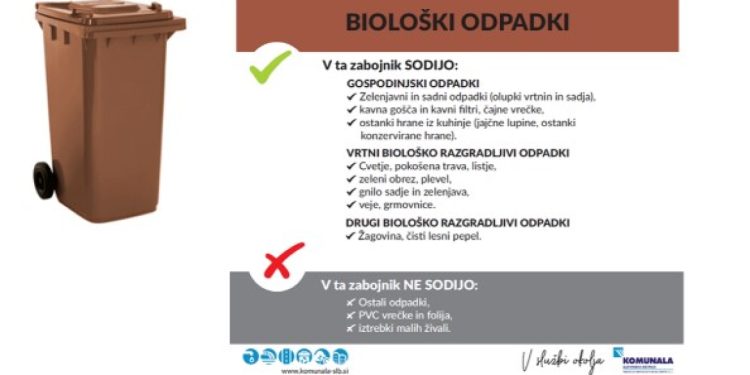 Ločeno zbiranje  bioloških odpadkov