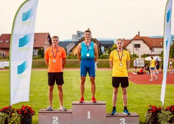 Klemen Modrijančič državni prvak v skoku v daljino