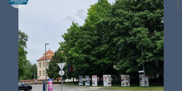 Grofje Attems med obema vojnama na ulični razstavi