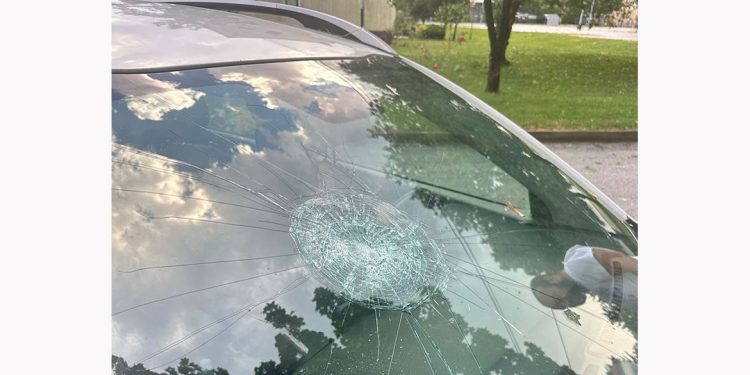 Toča poškodovala tudi Metuljčka