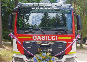 Krst novega gasilskega vozila PGD Zgornja Bistrica