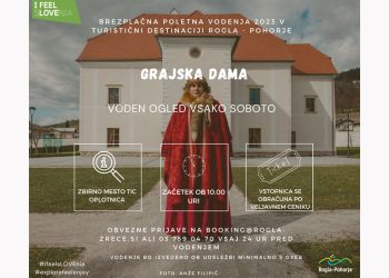 Po oplotniški graščini z Grajsko damo