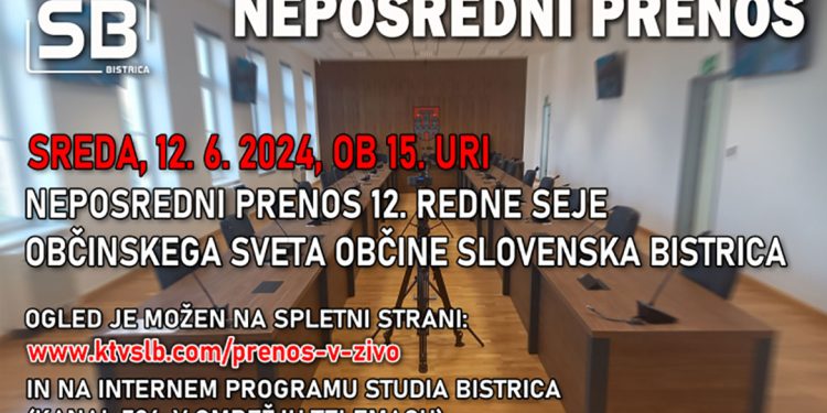 Vabljeni k spremljanju seje občinskega sveta