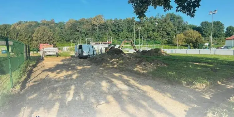 Začetek gradnje Športnega parka Poljčane