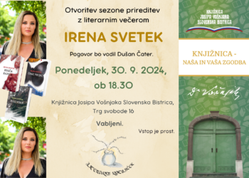 Literarni večer z Ireno Svetek