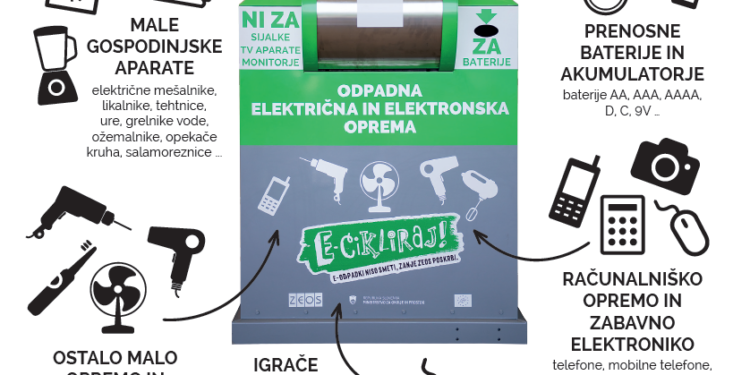 Še delujoče elektronske naprave naj ne romajo na smetišče