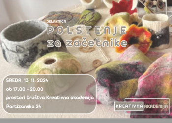 Delavnica mokrega polstenja za začetnike