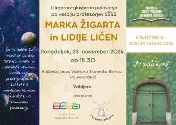 Literarno-glasbeno potovanje po vesolju z Markom Žigartom in Lidijo Ličen