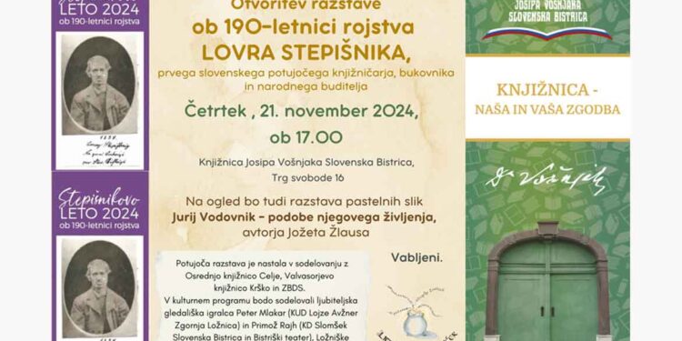 Prihodnji teden se bo Knjižnica Josipa Vošnjaka pridružila vseslovenskemu praznovanju ob Tednu splošnih knjižnic