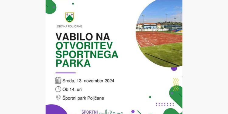 Obnovljen športni park v Poljčanah
