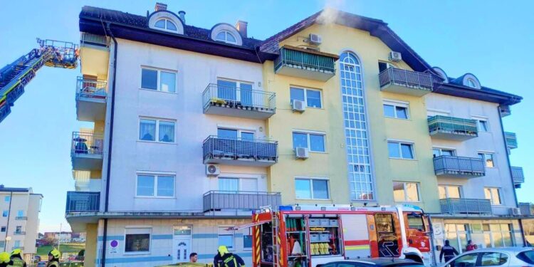 Pogorela kuhinja v stanovanju