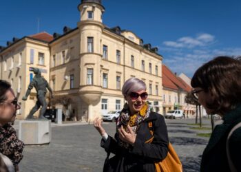 Strokovna ekskurzija članov projekta Industriopolis po Slovenski Bistrici