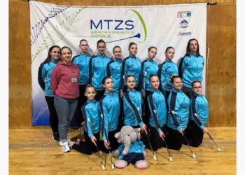 Twirling klub Sašo Slovenska Bistrica uspešno začel tekmovalno sezono v Novi Gorici