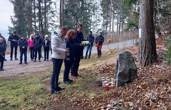 Tudi letos so se spomnili Nejca Mesariča