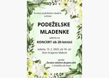 Podeželske mladenke vabimo na koncert ob 20-letnici