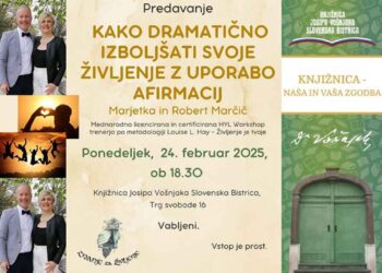 Predavanje Marjetke in Roberta Maričiča