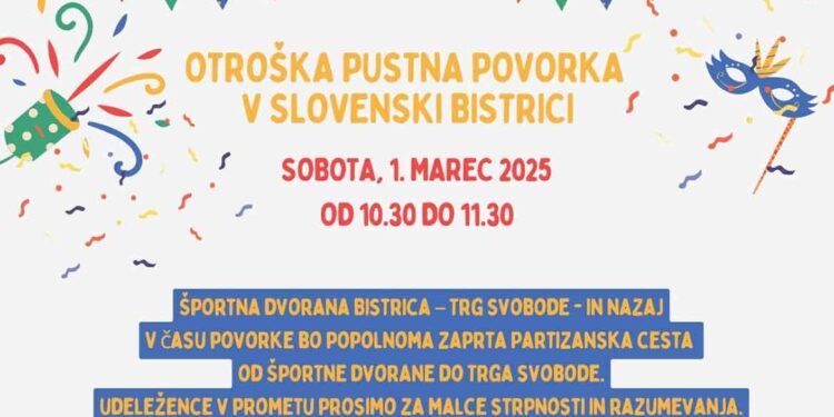 Konec tedna in v torek več pustnih povork. Kje vse?