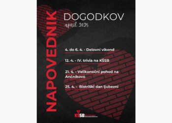 Kaj se bo na KŠSB dogajalo v aprilu?