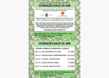 Na Ljudski zanimivo brezplačno izobraževanje za mir