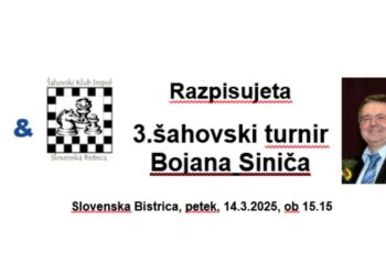 3. šahovski turnir Bojana Siniča