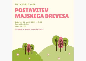 Postavitev majskega drevesa
