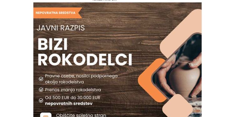 Nepovratna sredstva za rokodelske projekte