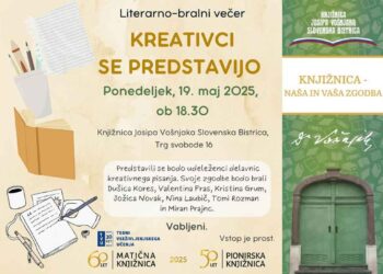 Literarni večer ob dnevu knjižnice “Kreativci se predstavijo”