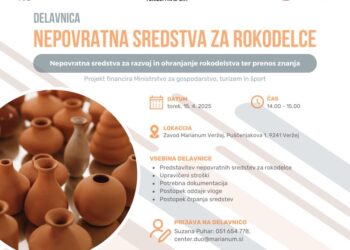 Vabljeni na delavnice o nepovratnih sredstvih za rokodelce