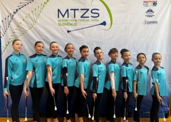6 zlatih in 4 srebrna priznanja za Twirling klub Sašo