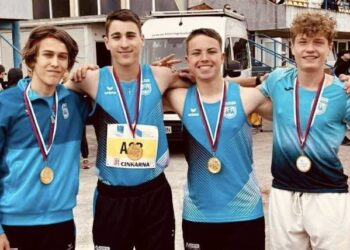 Mlajši mladinci državni prvaki v štafetnem teku