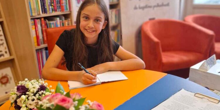 Predstavitev pesniške zbirke devetletne učenke Dane Perhoč