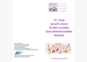 27. revija pevskih zborov društev invalidov