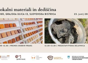 CDUO vabi na dogodek Lokalni materiali in dediščina