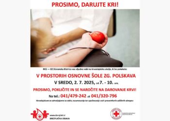 Prosimo, darujte kri!