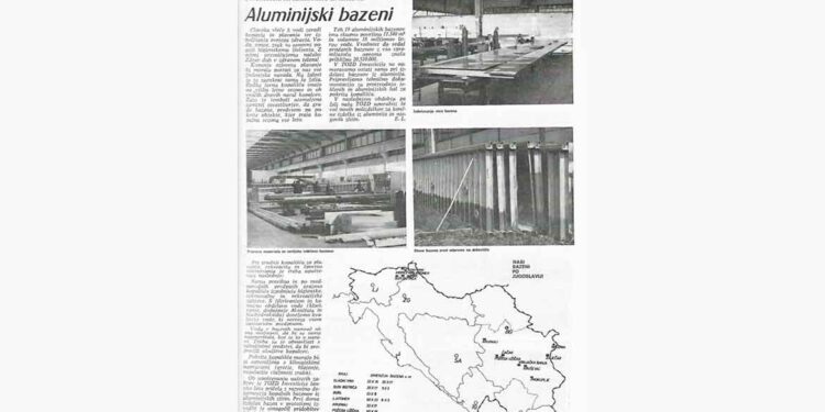 Ali ste vedeli, da je Impol nekoč izdeloval tudi bazene?
