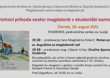 140 let prihoda sester magdalenk v Studenice