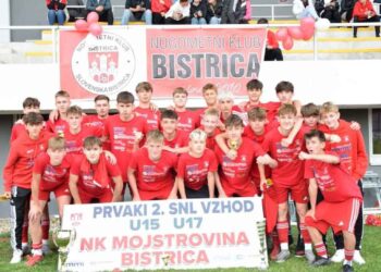 Mladi bistriški nogometaši debitirali v 1. ligi 