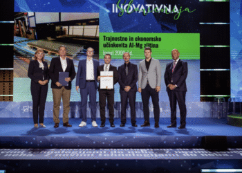 Impol prejel zlato priznanje GZS za vrhunsko inovacijo ECO-AlMag6
