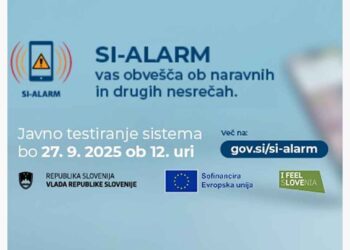 V soboto testno opozorilno sporočilo na mobilnih telefonih