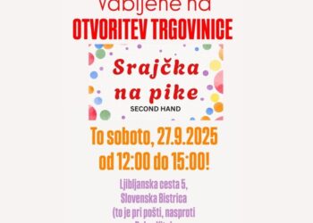 Otvoritev prve second hand trgovine v Slovenski Bistrici