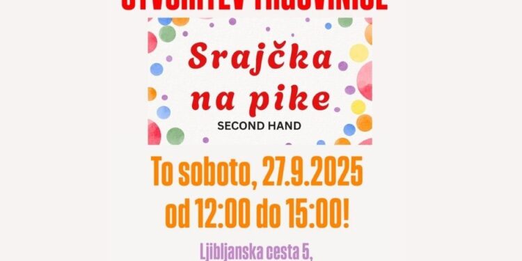Otvoritev prve second hand trgovine v Slovenski Bistrici