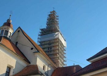 Začenja se obnova zvonika na cerkvi sv. Jerneja