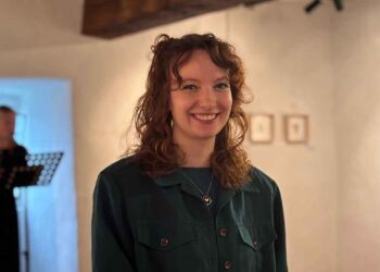 Kalček srca Hane Nekrep na ogled v Graslovem stolpu