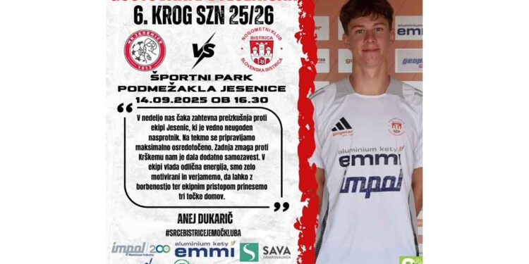 Bistričane čaka zahtevno gostovanje na Jesenicah