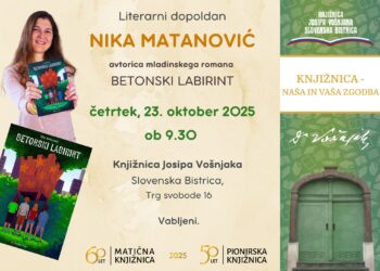 Literarni dopoldan – Nika Matanović