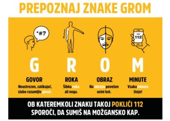 Ob svetovnem dnevu možganske kapi: pravočasno ukrepanje rešuje življenja