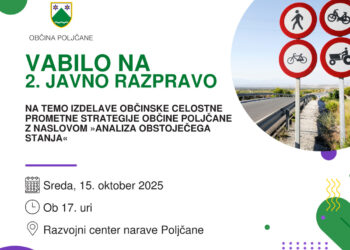 Občina Poljčane vabi na 2. javno razpravo o prometni strategiji