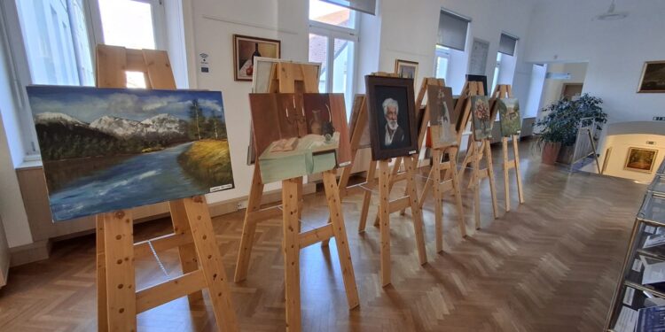 Raznolikost trenutkov – razstava slikarskih del v knjižnici