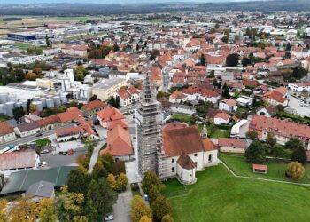 Veličastni prizori z zvonika v Slovenski Bistrici
